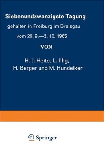 Siebenundzwanzigste tagung - siebenundzwanzigste,