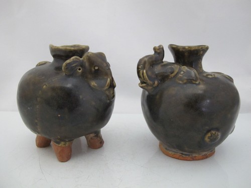 Coppia vasi vaso khmer - coppia,