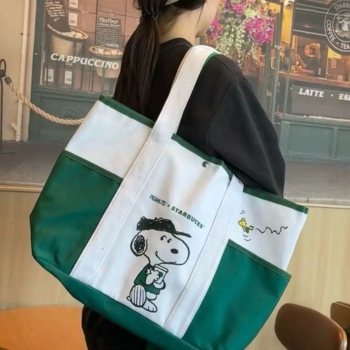 Borsa tote tela con - con, stampa