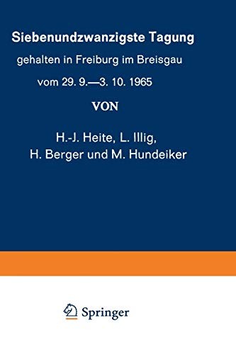 Siebenundzwanzigste tagung - siebenundzwanzigste,